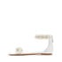Casadei Elsa Leather Sandals White 1L238X0001C24589999