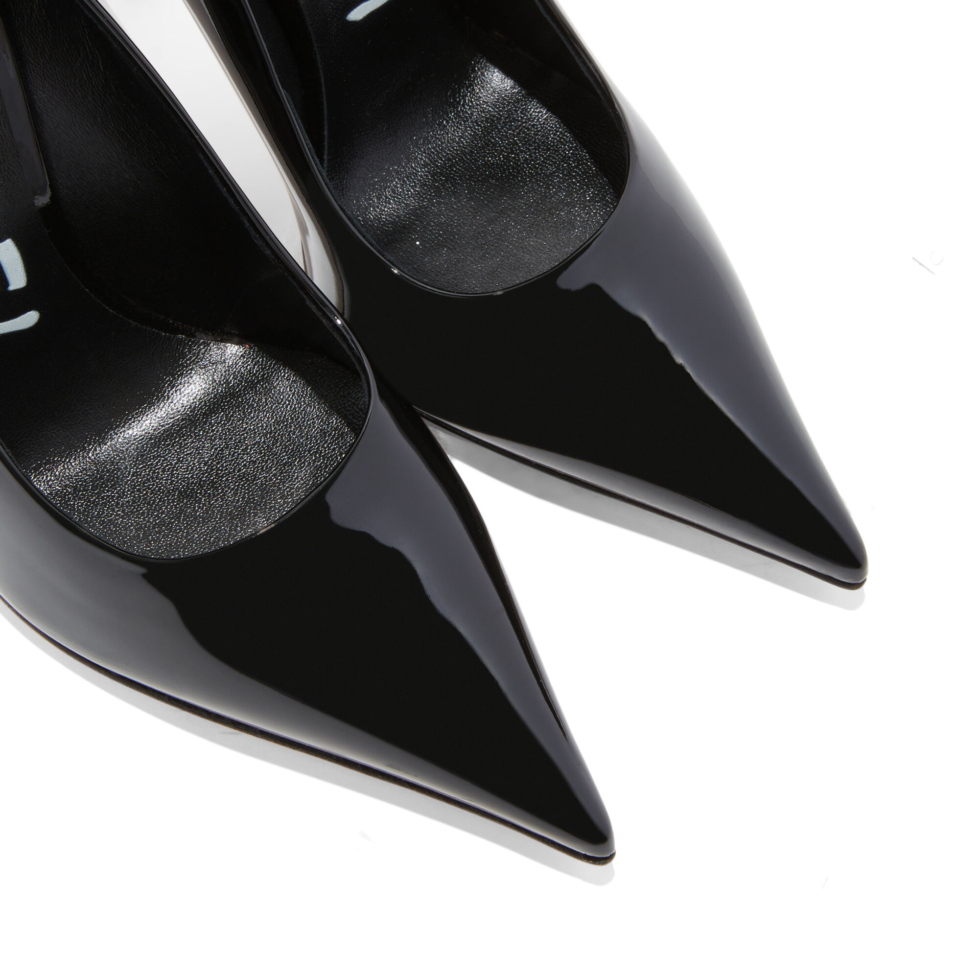Superblade Patent Leather Pumps and Slingback in Black for Women 