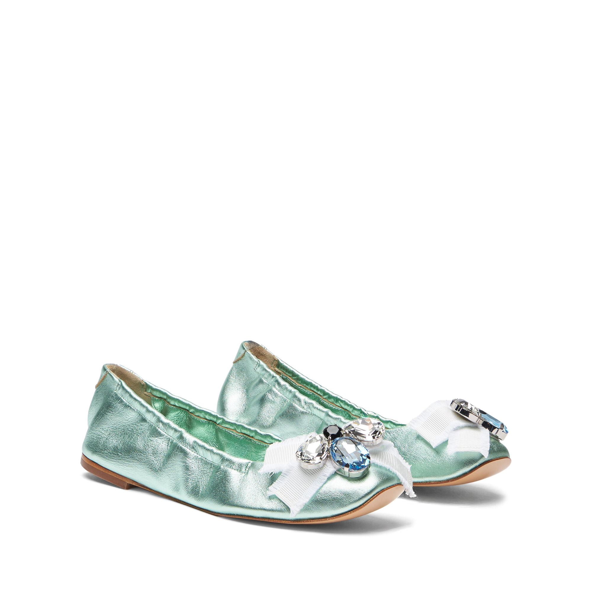 Casadei Queen Bee Ballet female Green Light