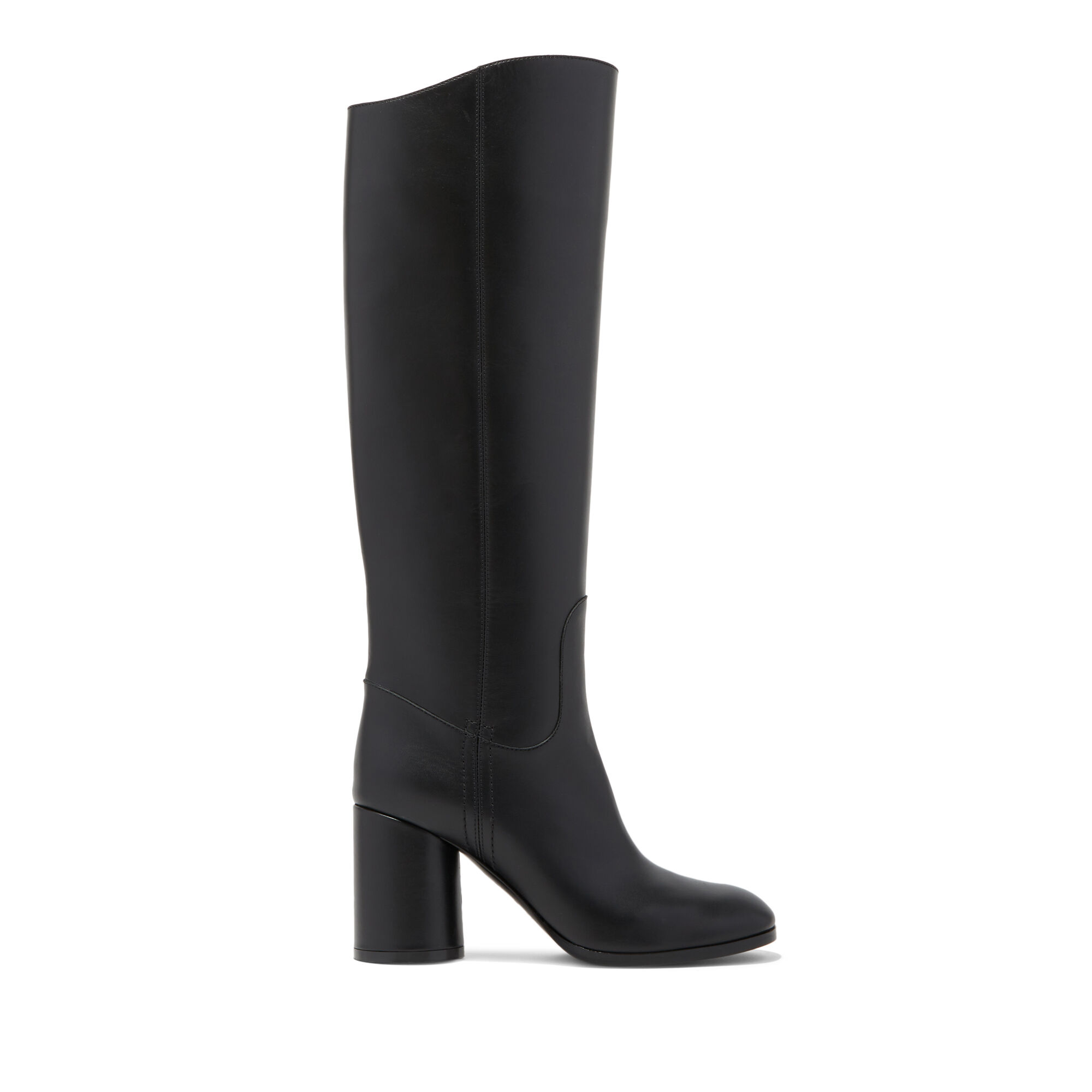 Cleo Leather High Boots in Black for Women | Casadei®