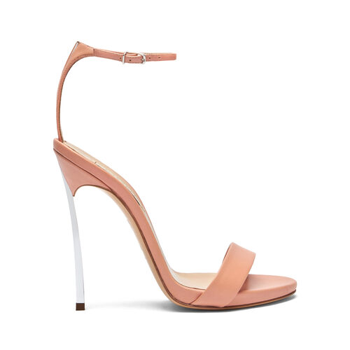 Blade Marta Leather Sandals in Light Peach for Women | Casadei®