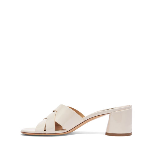 Emily Viky Cleo Mules in Milk for Women | Casadei®