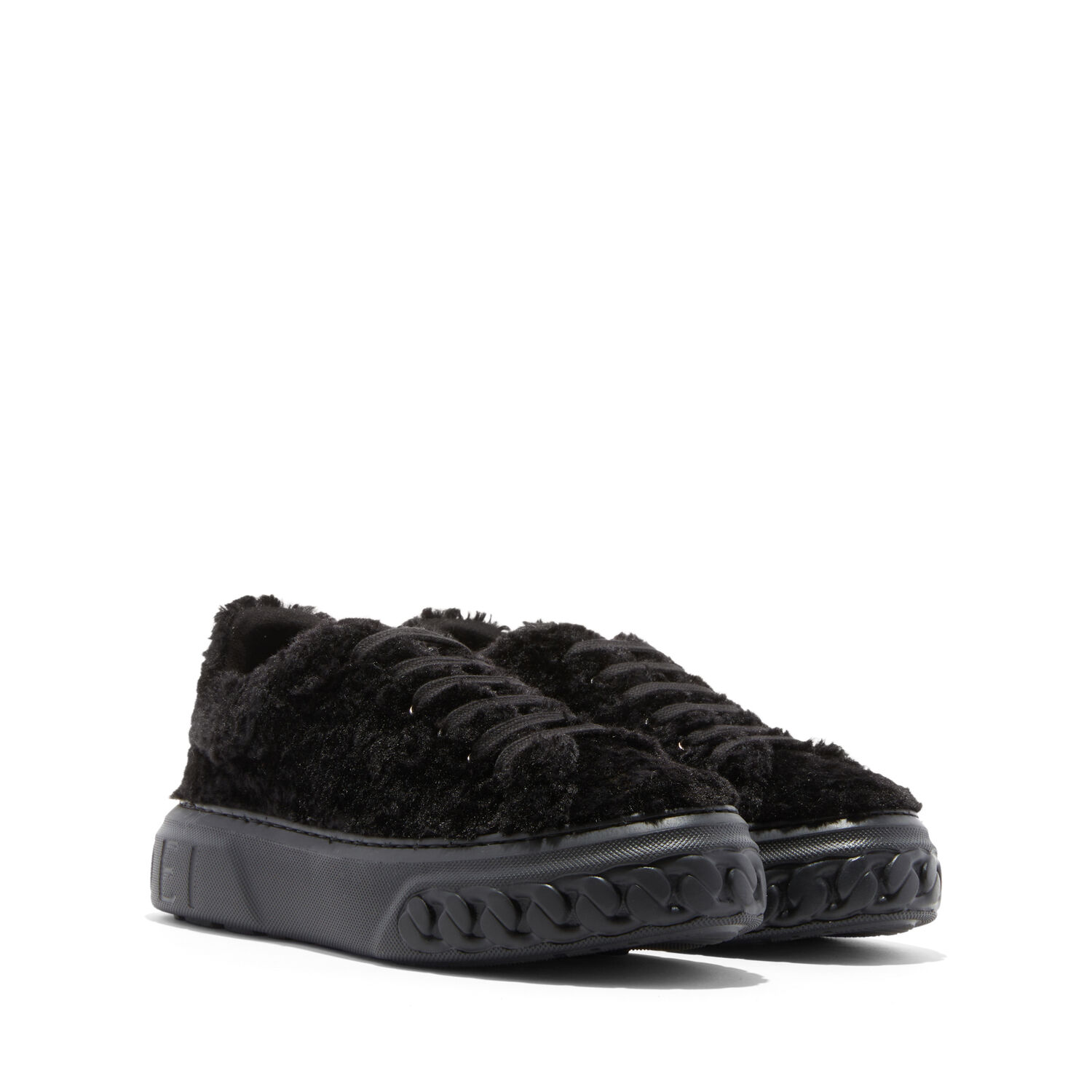 for Black Off in | Road Senales Faux Casadei® Sneakers Women Fur