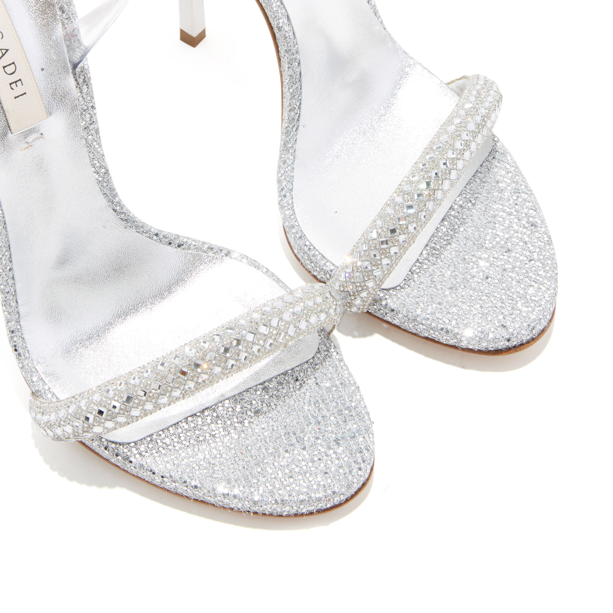 Blade Stratosphere PVC Glitter Sandals in Silver for Women 