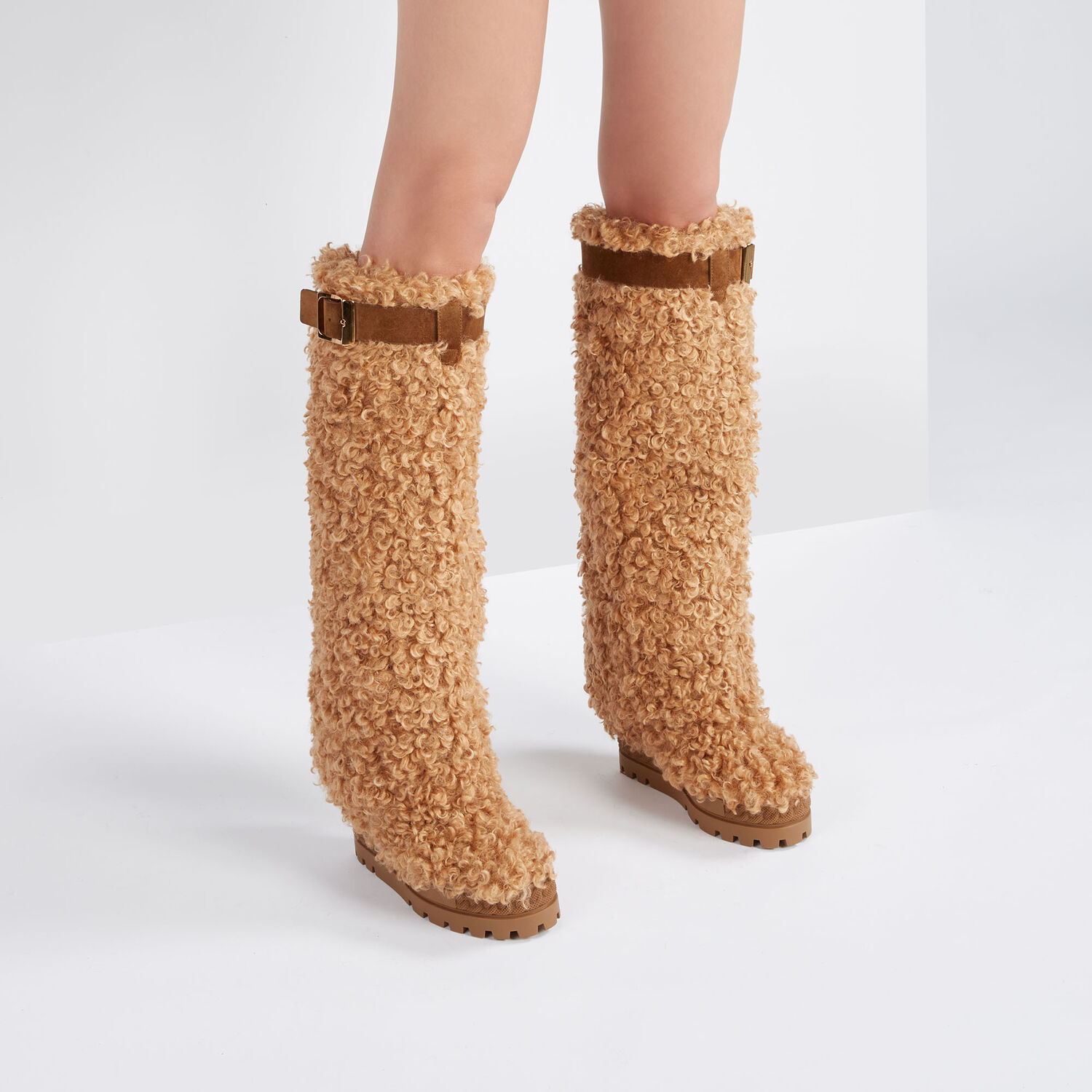 Casadei Women's Yeti Boots - White - Knee Boots - 36
