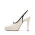 Casadei Michelle Ecru and Black 1G616Y1001T0118A023