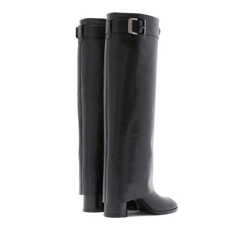 Cleo The Last Hurrah Leather High Boots in Black for Women | Casadei®