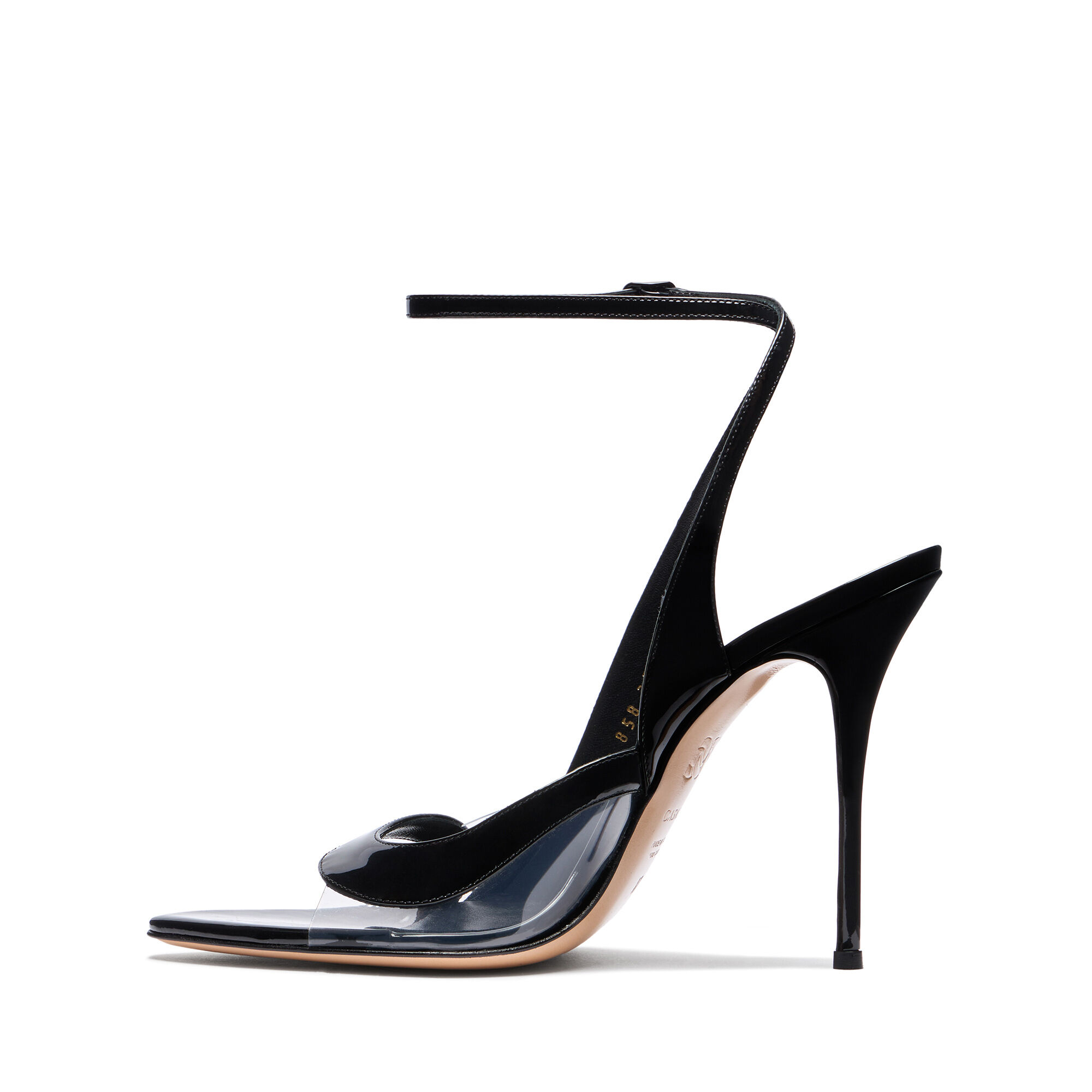 Scarlet Slingback Patent Leather Sandals in Black for Women | Casadei®