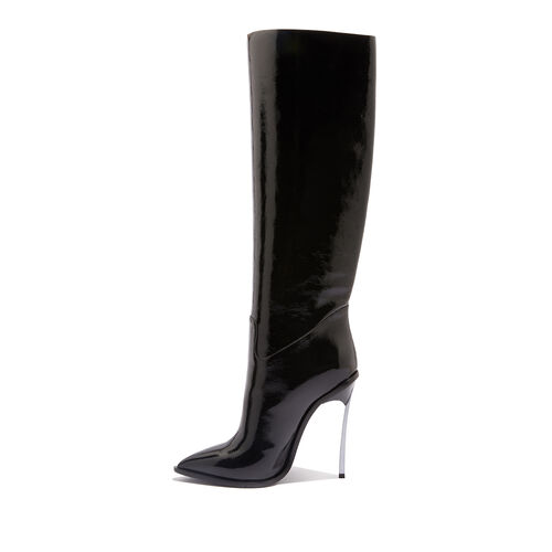 Maxi Blade High Boots in Black for Women | Casadei®