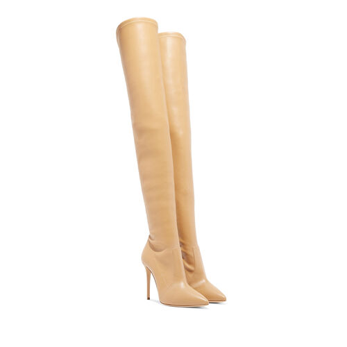 Julia Over the Knee Boots in Camel for Women | Casadei®