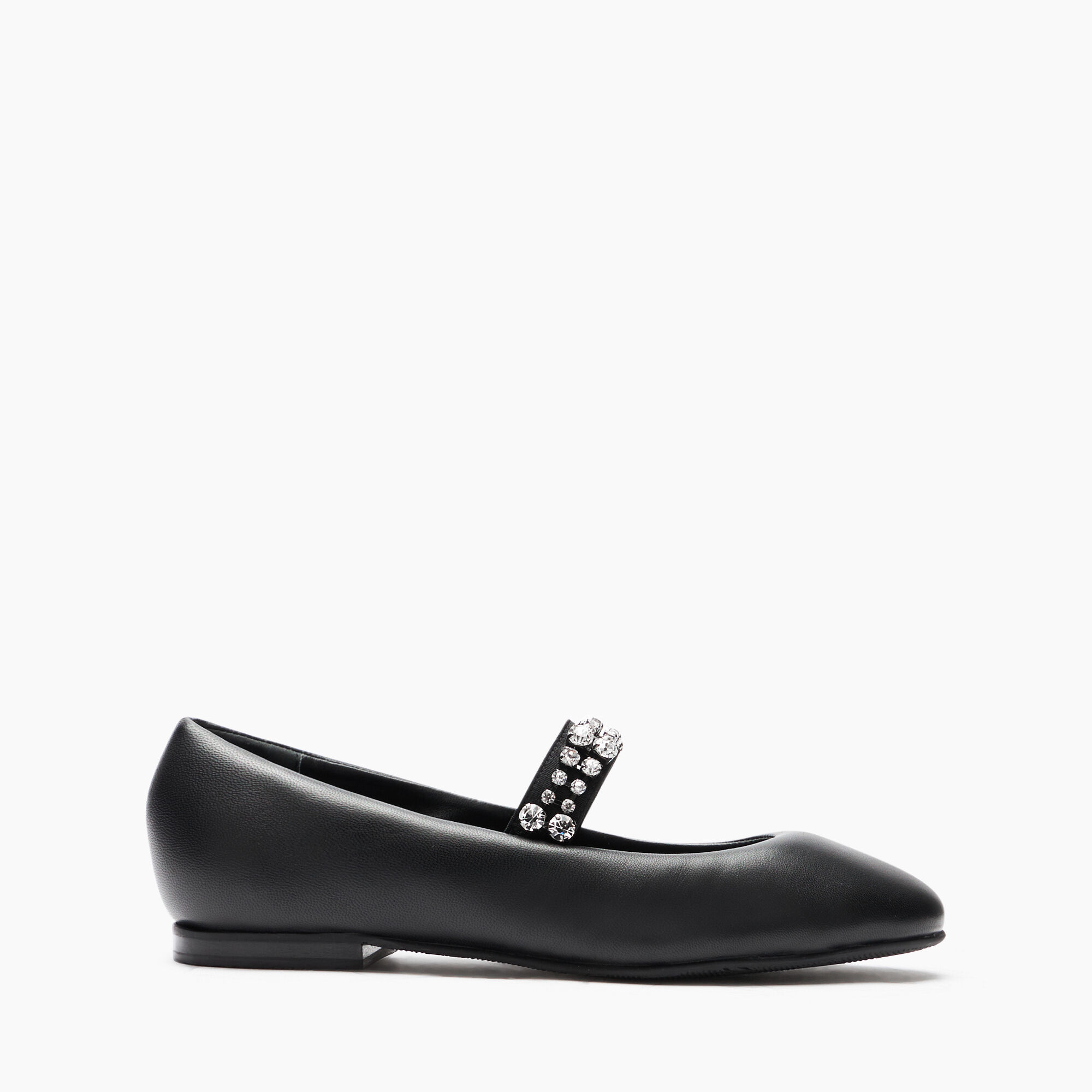  Puff Leather Ballerinas أسود 1A276Y0101C2608