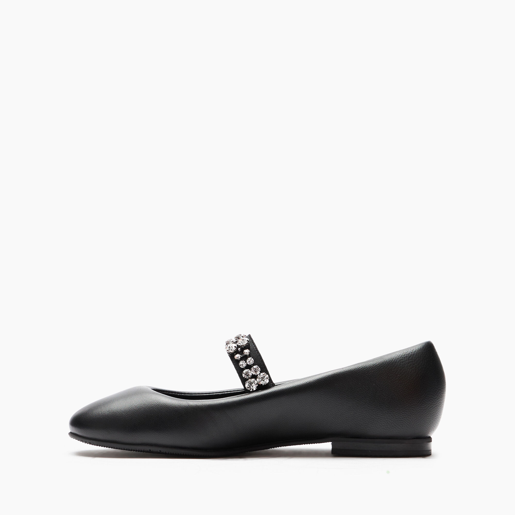  Puff Leather Ballerinas أسود 1A276Y0101C2608