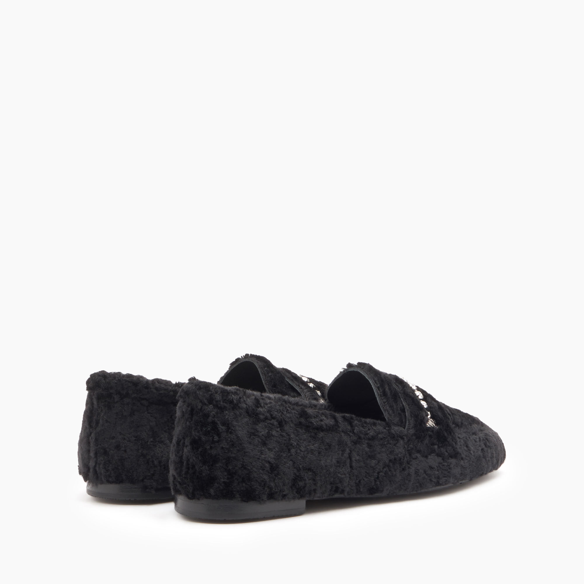 Casadei Valsenales Faux Fur Loafers أسود 1D263Y0101C2518