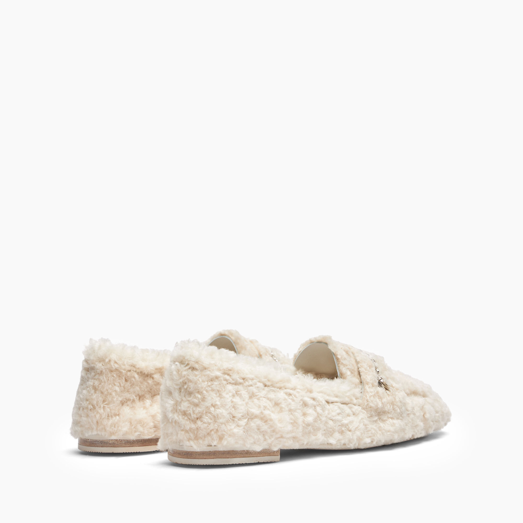 Casadei Valsenales Faux Fur Loafers Bianco 1D263Y0101C2518