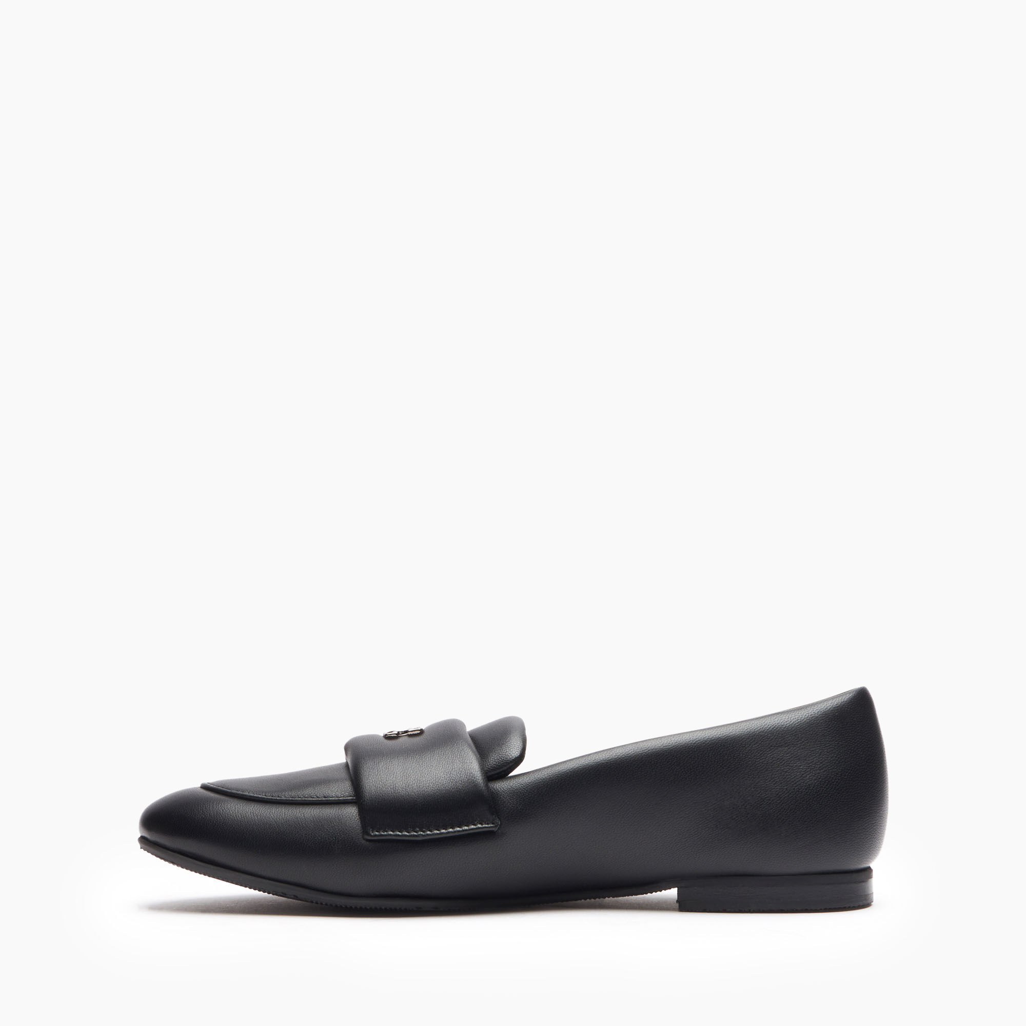  Puff Leather Loafers Nero 1D275Y0101C2606