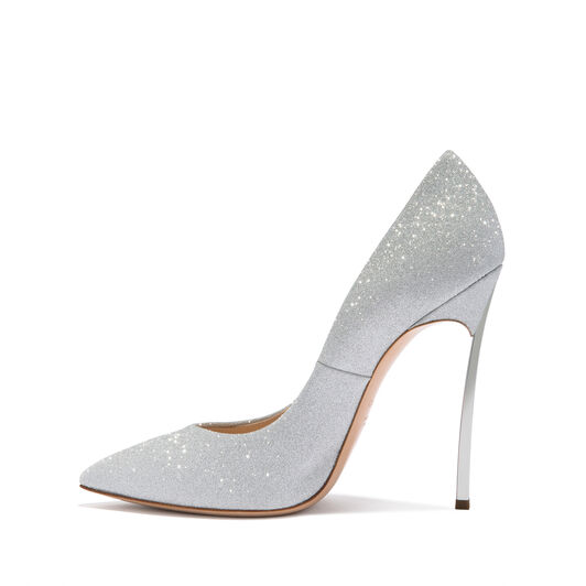 Casadei Blade Glitter Pumps Argent 1F916W120MSELEN