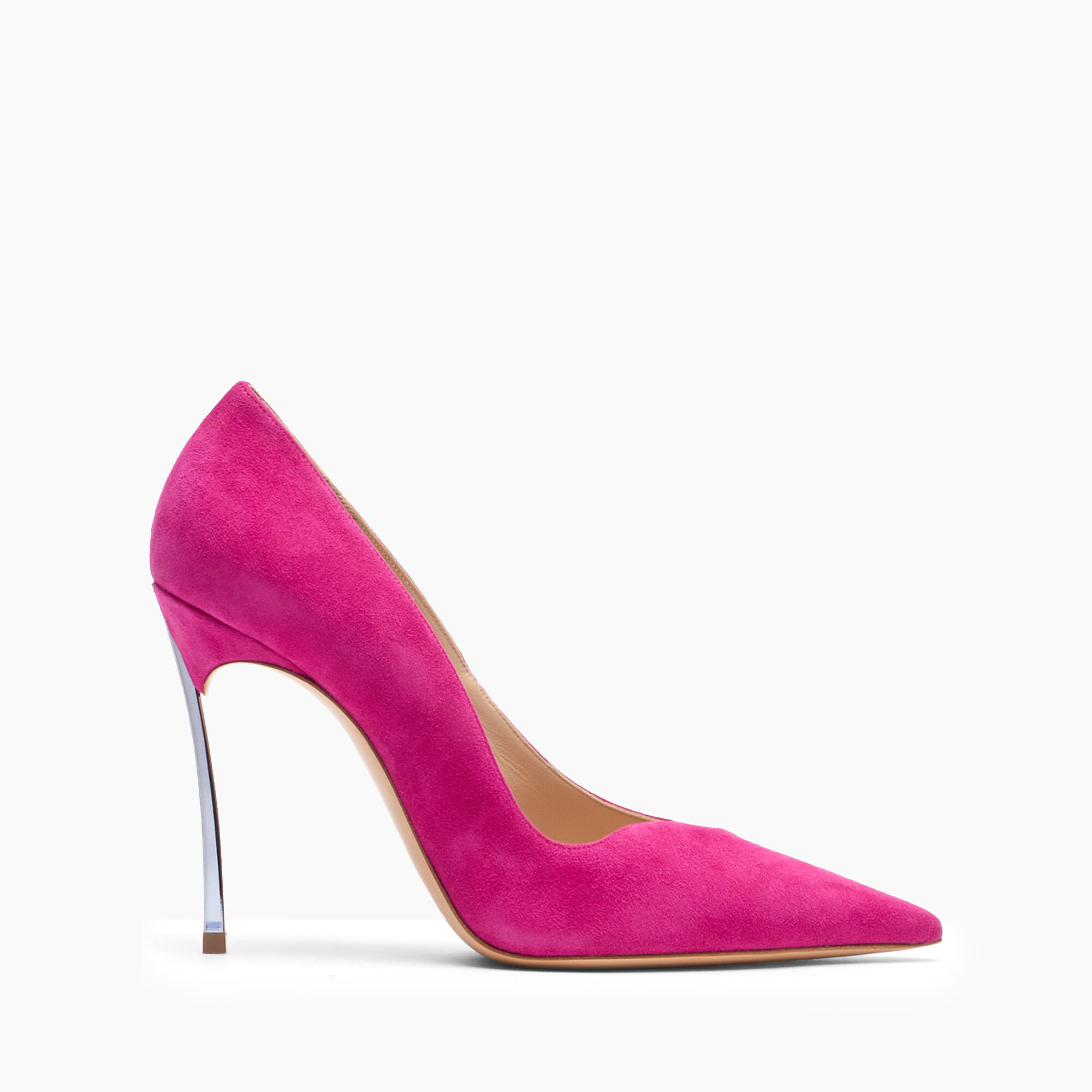 Casadei Superblade Suede Pumps حليبي 1F961Y100MC1038