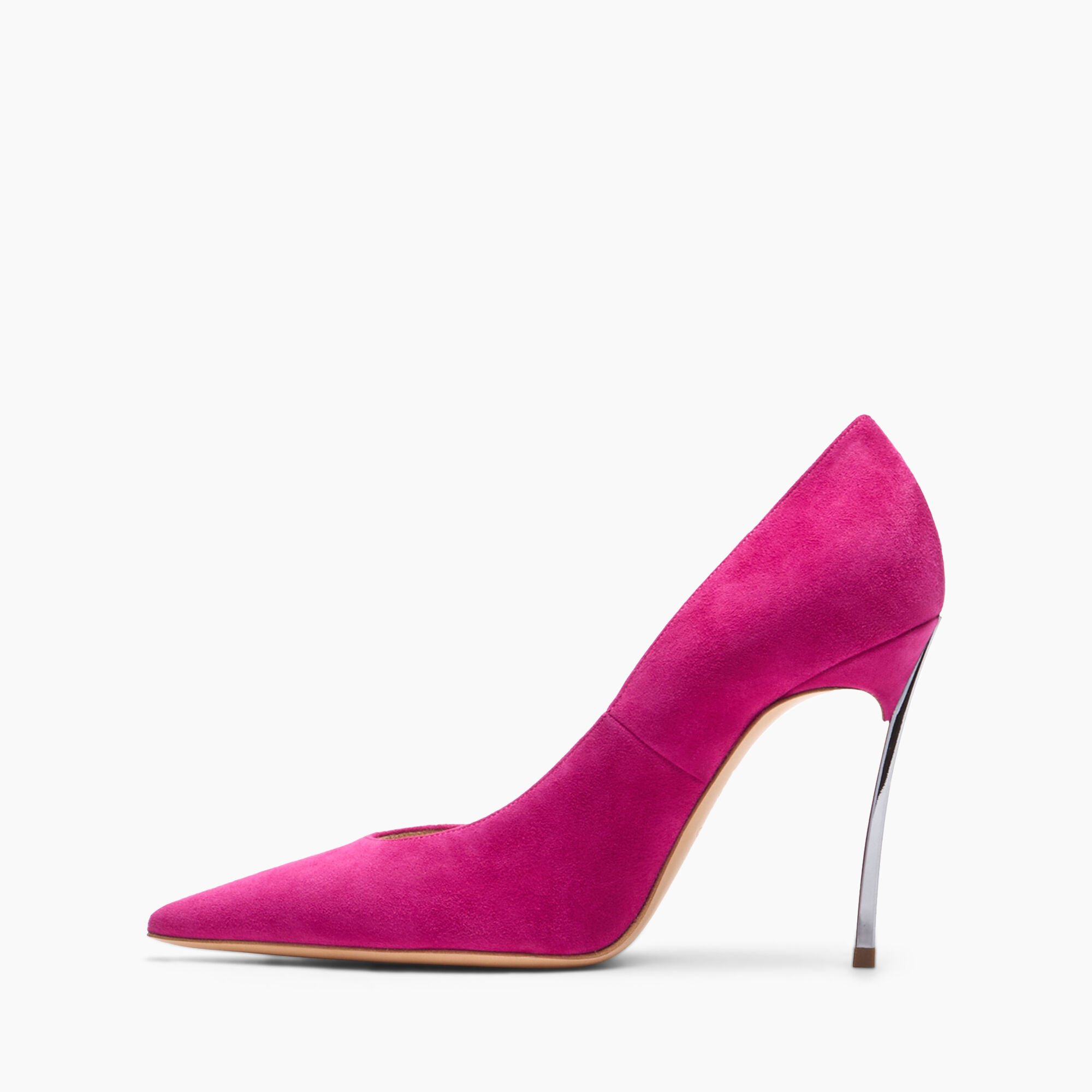 Casadei Superblade Suede Pumps حليبي 1F961Y100MC1038