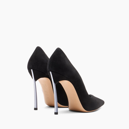 Casadei Superblade Suede Pumps Negro 1F961Y100MC1038