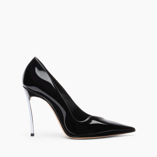 Casadei Superblade Patent Leather Pumps Black 1F961Y100MC1444