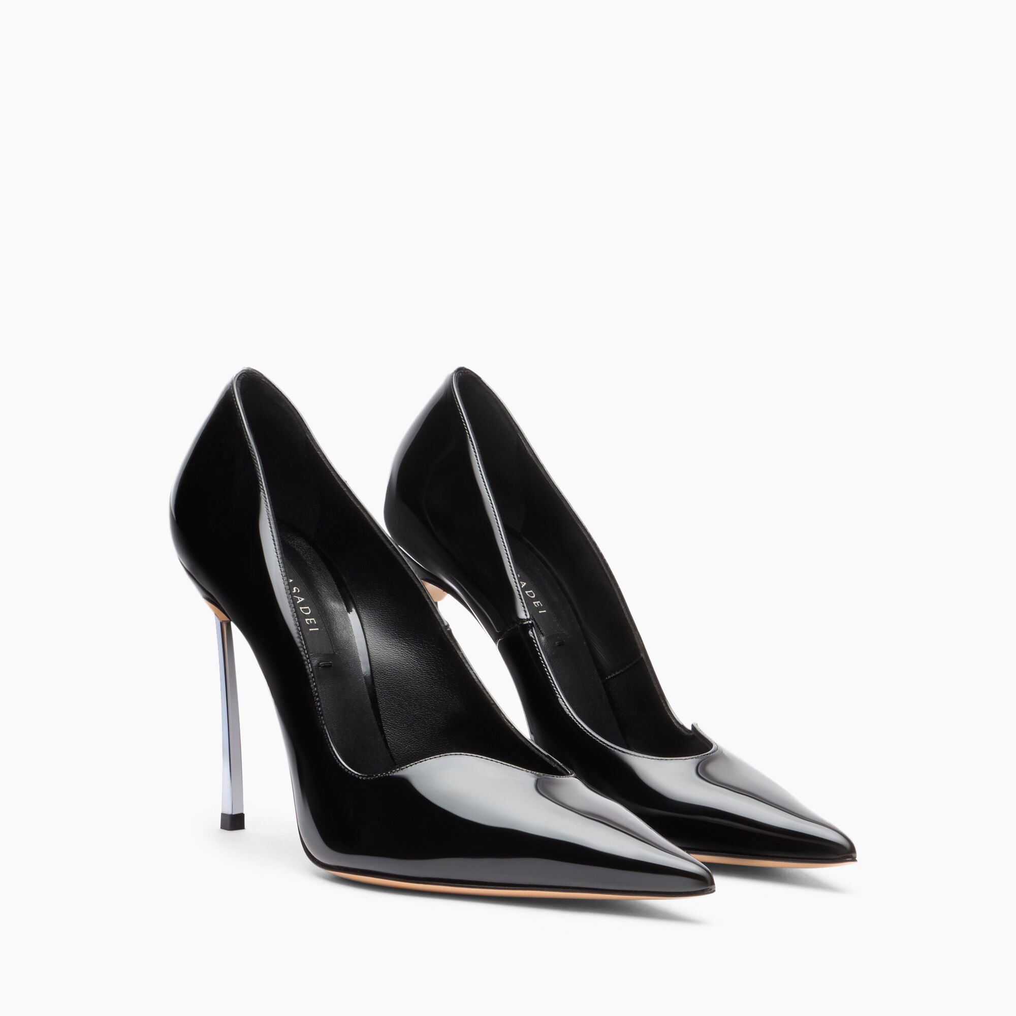 Casadei Superblade Patent Leather Pumps Nero 1F961Y100MC1444