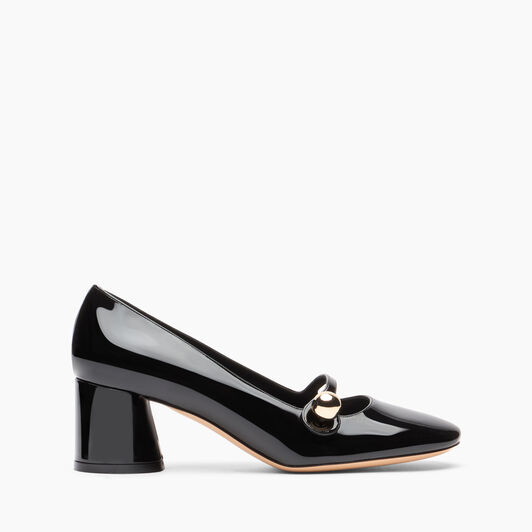 Casadei Cleo Patent Leather Pumps Negro 1F971Y0501TIFFA