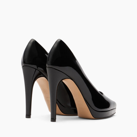 Casadei Michelle Platform Pumps Black 1F982Y1001TIFFA