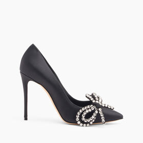 Casadei Judith Julia Satin Pumps Negro 1F965Y1001TIFFA