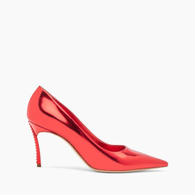 Casadei Alice Blade Pumps Red Square 1F961Y100MC1038