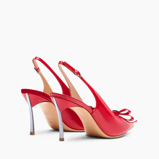 Casadei Superblade Juliet Slingback Lipstick 1G607Y080MC2478