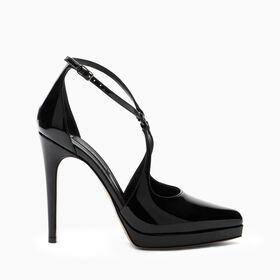 Casadei Milonga Michelle Platform Sandals Noir 1F965Y1001TIFFA