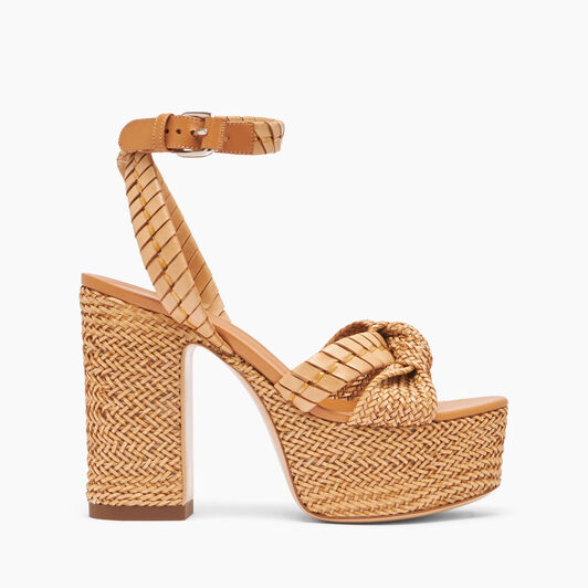 Casadei Isa Formentera Platform Sandals طبيعي 1L145V1201C2126