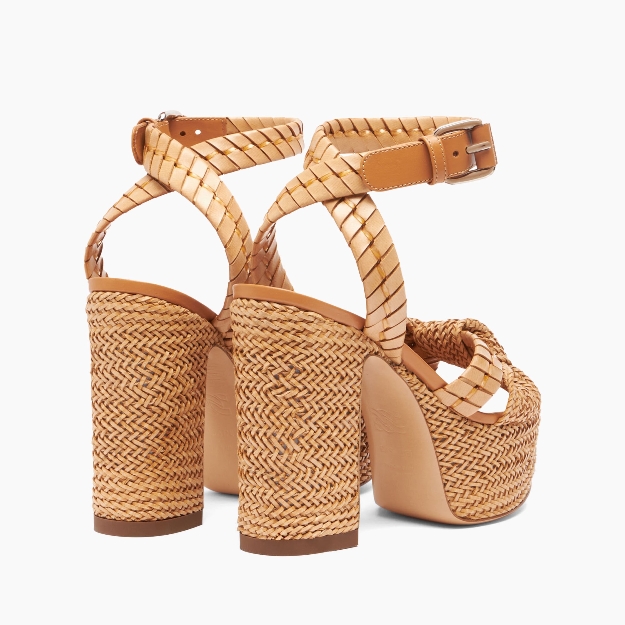 Casadei Isa Formentera Platform Sandals طبيعي 1L145V1201C2126