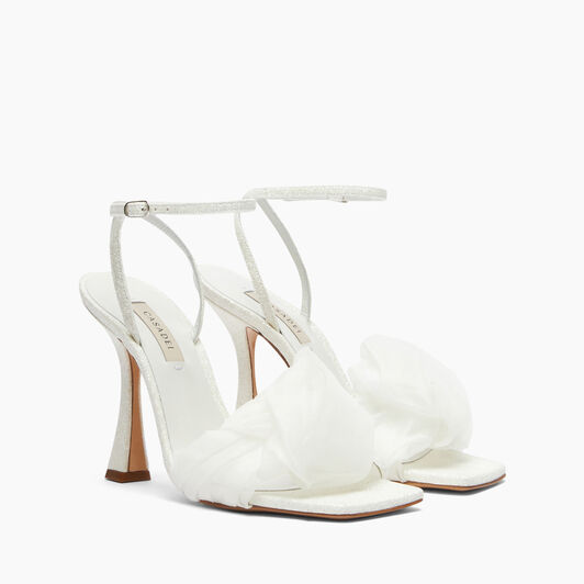 Casadei Geraldine Helen Sandals White et Milk 1L220X1001C2343