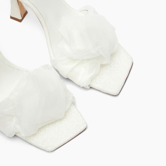 Casadei Geraldine Helen Sandals White and Milk 1L220X1001C2343