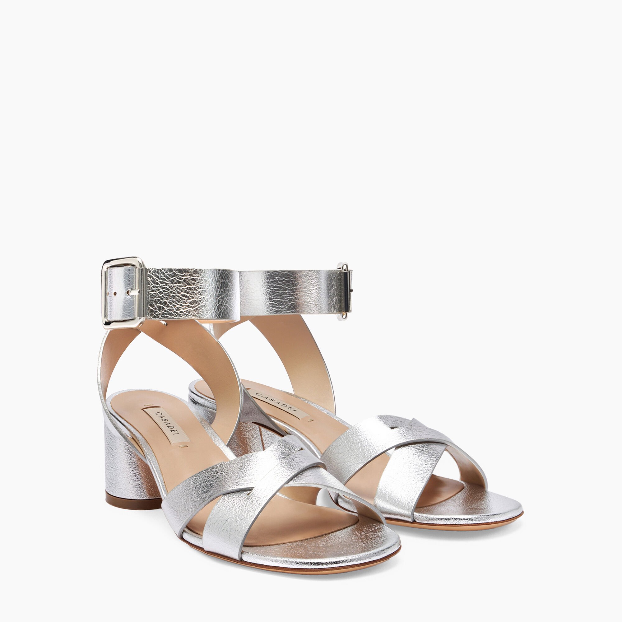 Casadei Emily Vesta Sandals Silver 1L228X0501VESTA