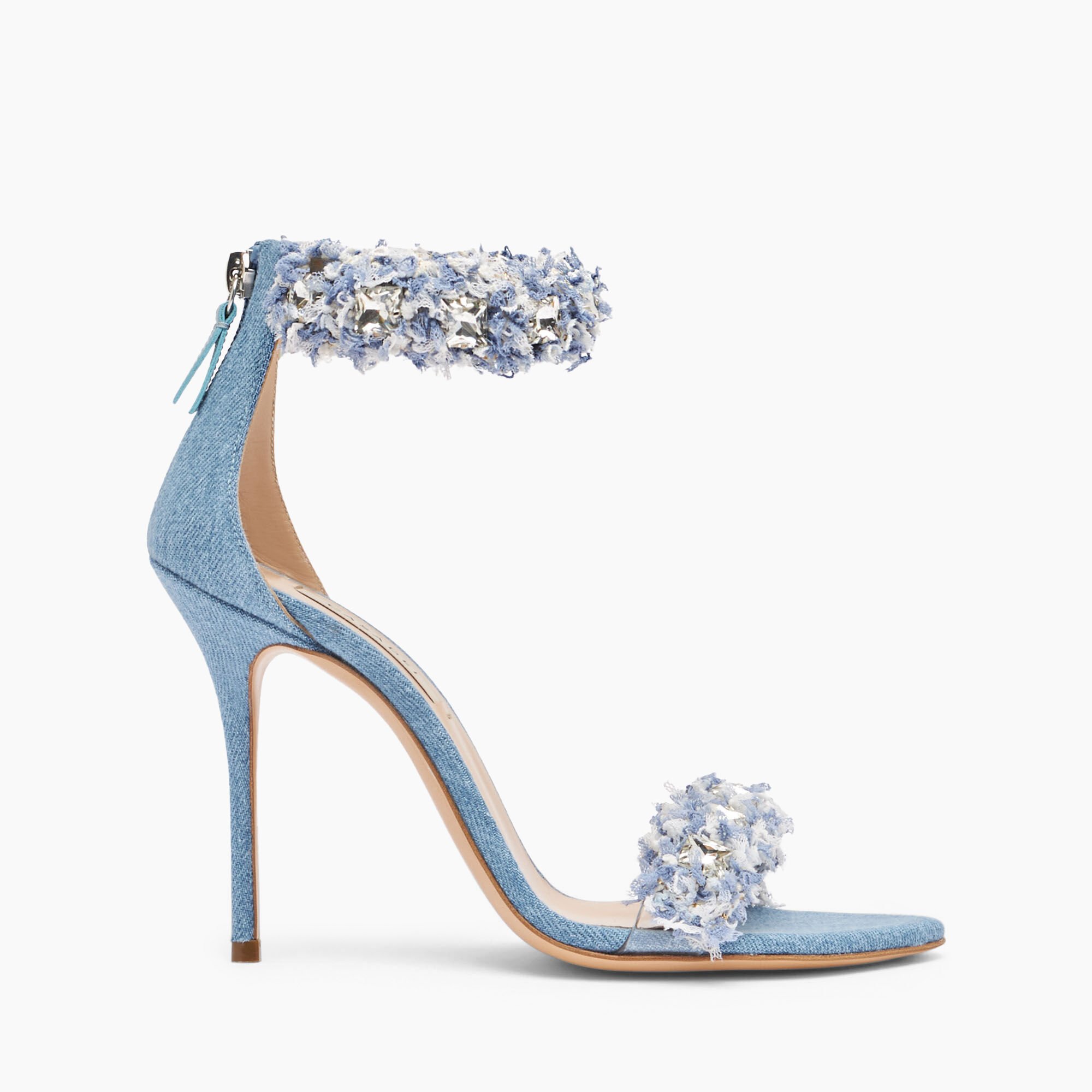 Casadei Elsa Denim Sandals جينز 1L239X1001C2411