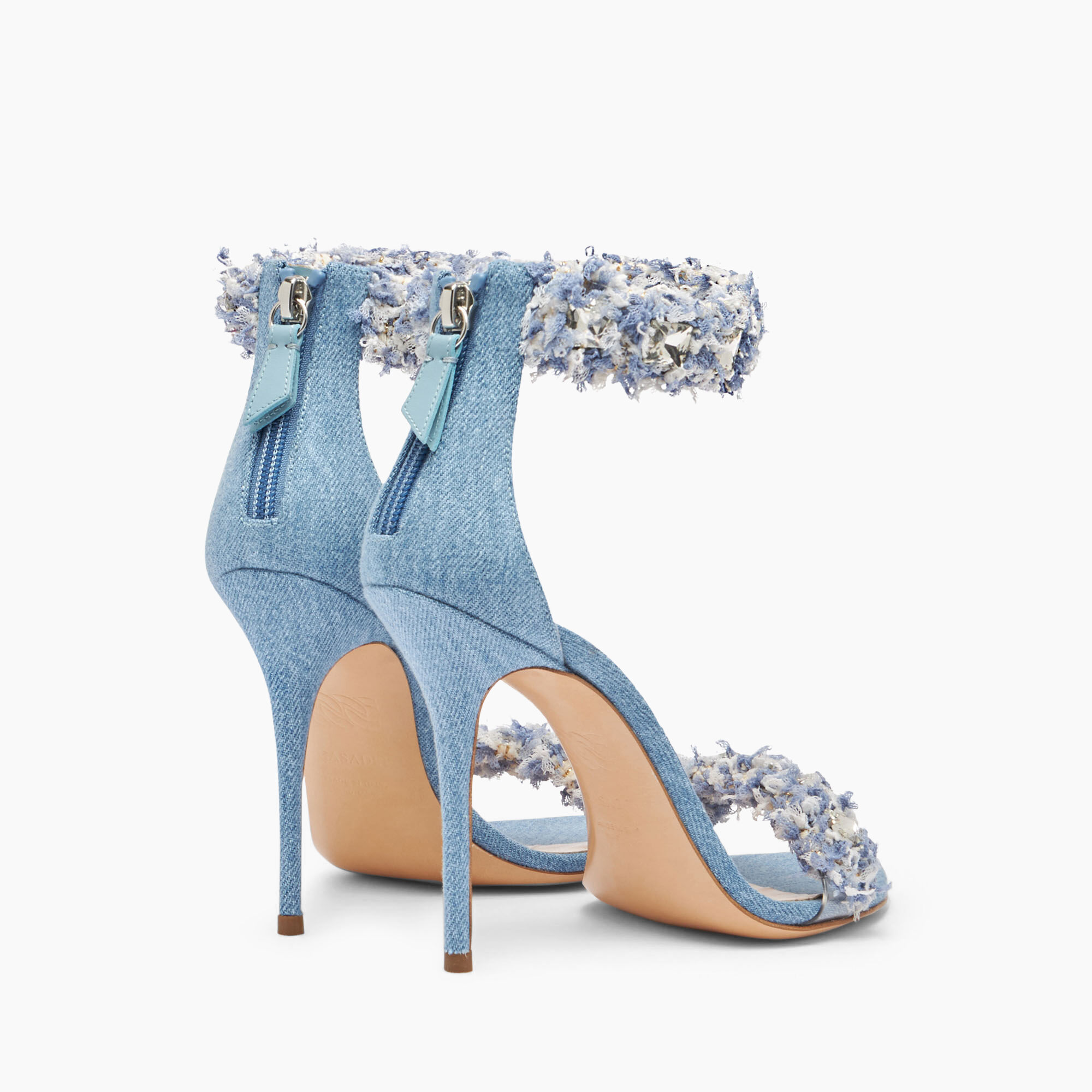 Casadei Elsa Denim Sandals Vaqueros 1L239X1001C2411