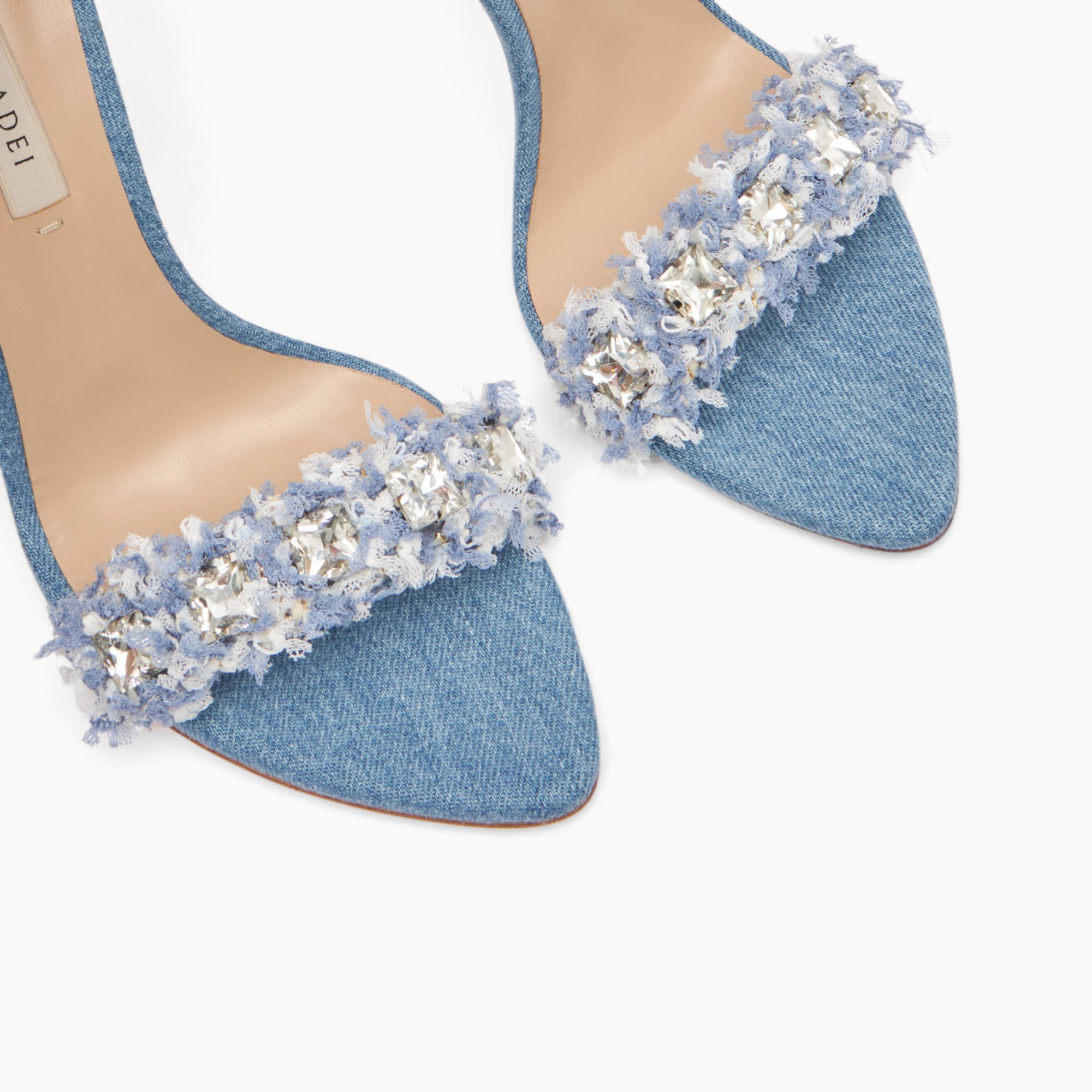 Casadei Elsa Denim Sandals جينز 1L239X1001C2411