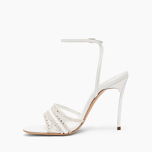 Casadei Blade Limelight Sandals White 1L249X100MC2466