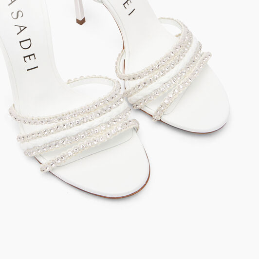 Casadei Blade Limelight Sandals Bianco 1L249X100MC2466