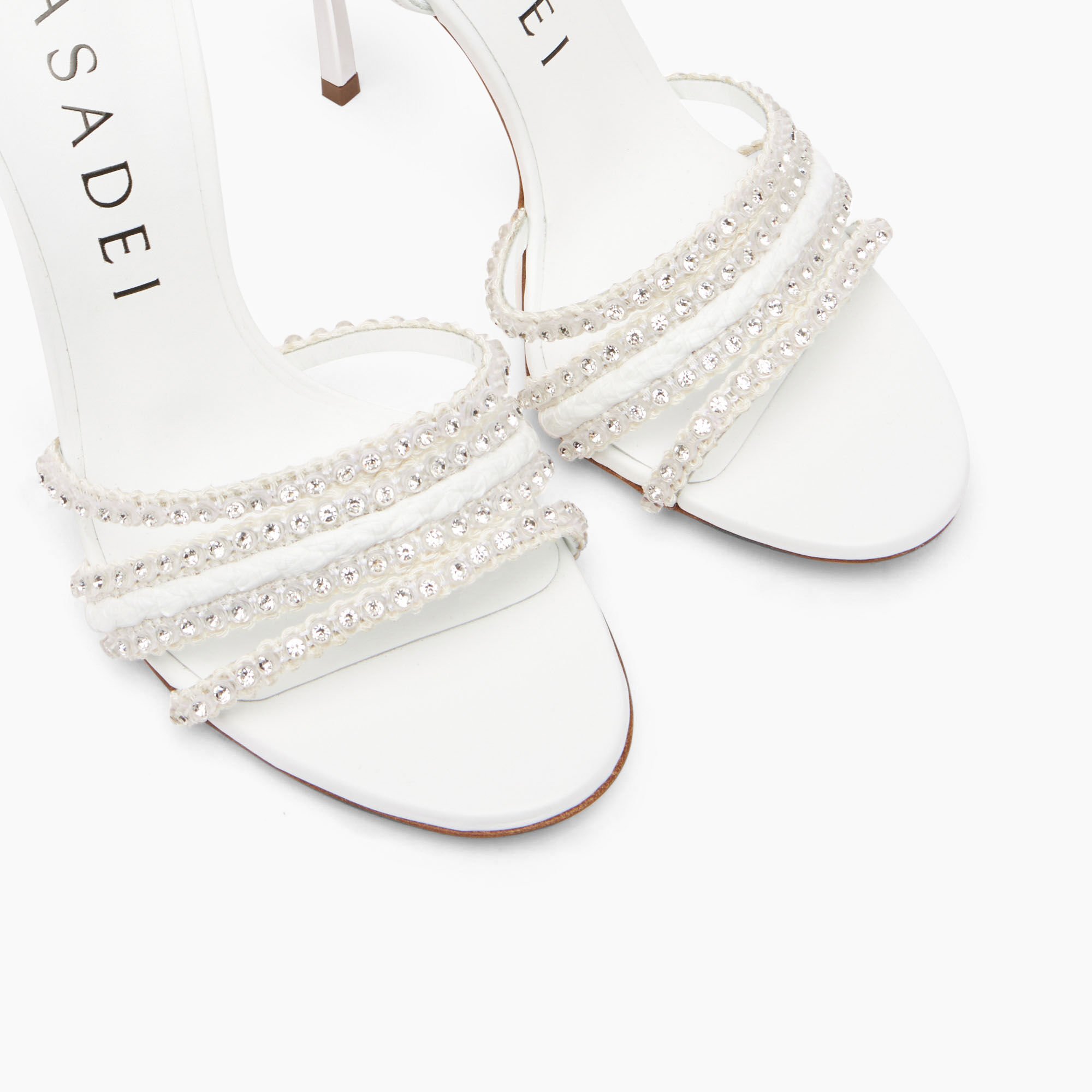 Casadei Blade Limelight Sandals Blanco 1L249X100MC2466