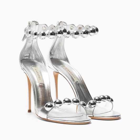 Casadei Tropicana Julia Sandals Silver 1L257X1001C2426