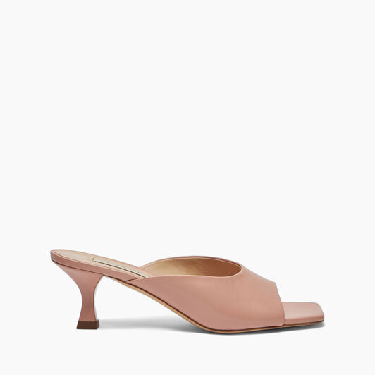 Casadei Geraldine Leather Kitten Mules Rosé 1M333X0501MINOR