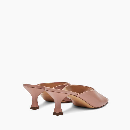 Casadei Geraldine Leather Kitten Mules Rosé 1M333X0501MINOR