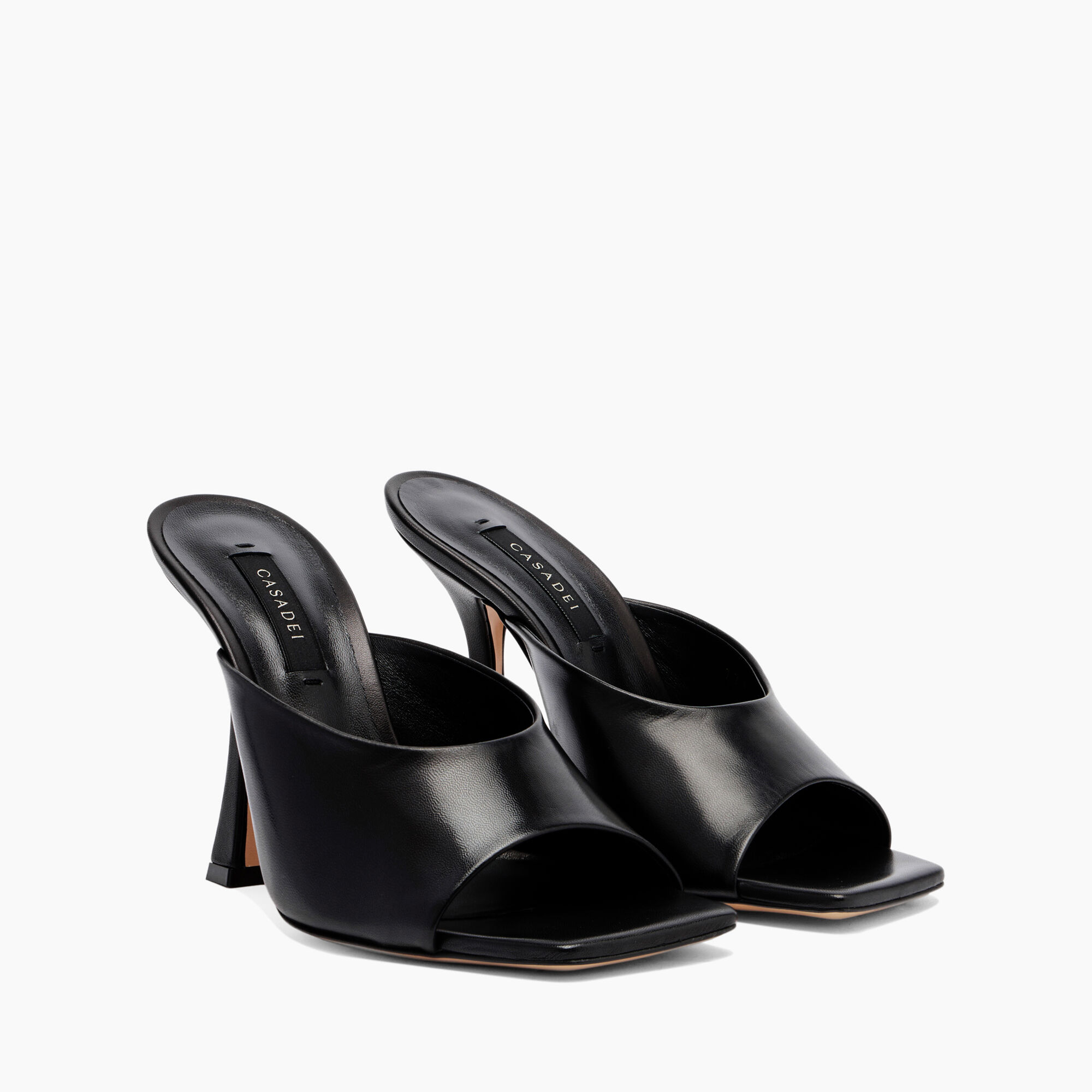 Casadei Geraldine Leather Mules Nero 1M334X1001MINOR