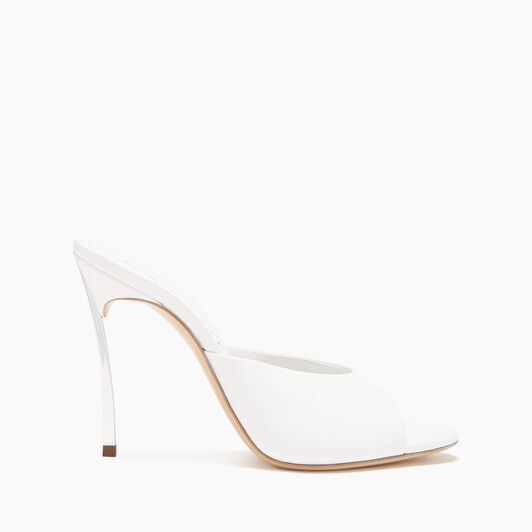 Casadei Blade Minorca Mules White 1M889V100MC1155