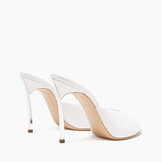 Casadei Blade Minorca Mules White 1M889V100MC1155