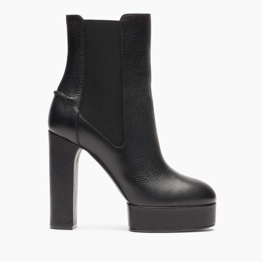 Casadei Betty Leather Ankle Boots Noir 1R472Y1201STATU