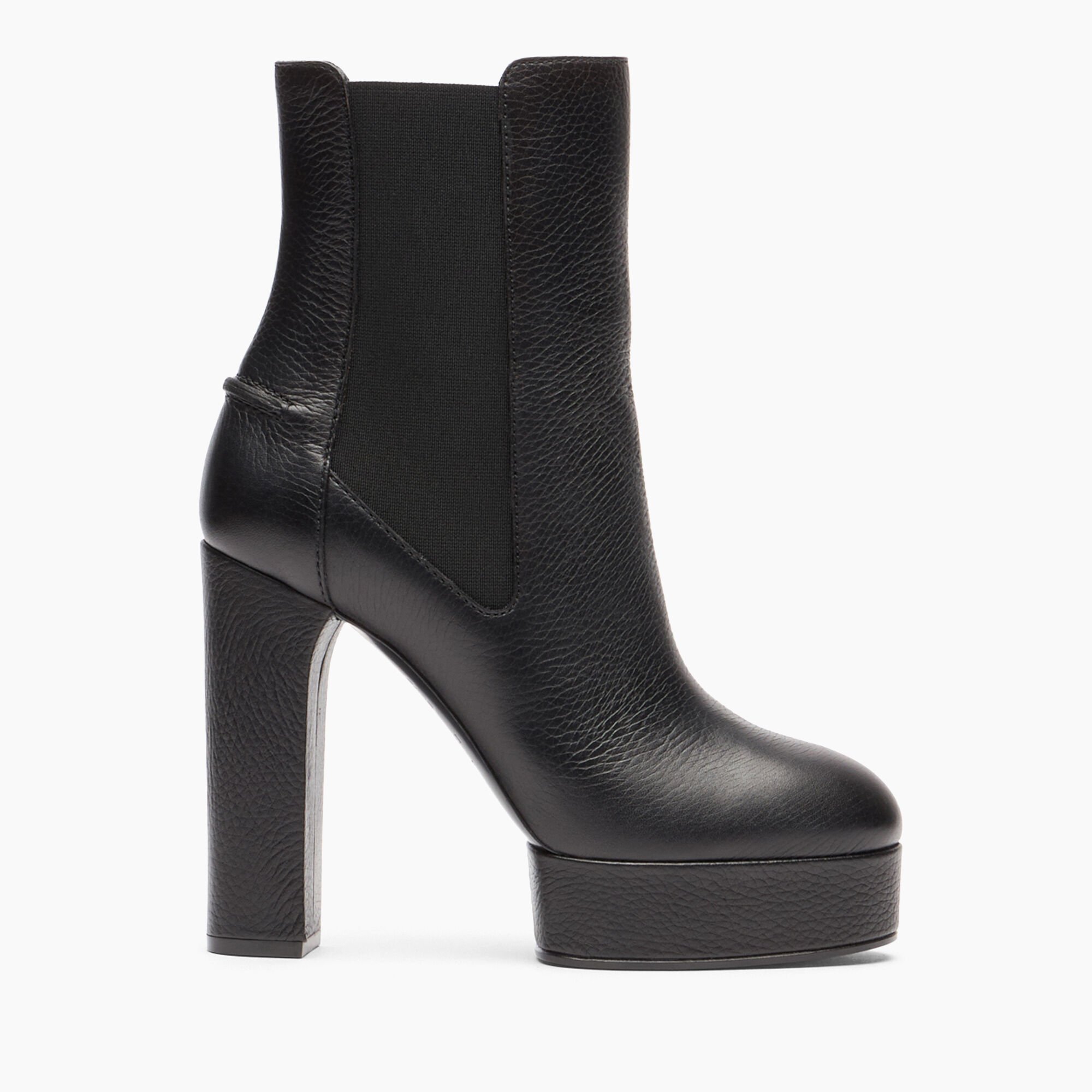 Casadei Betty Leather Ankle Boots Nero 1R472Y1201STATU